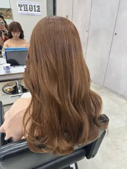 💞ブリーチなしで透明感✨【ブリーチなしダブルカラー🩷】＋2ステップトリートメント付き¥10500赤み消しカラー