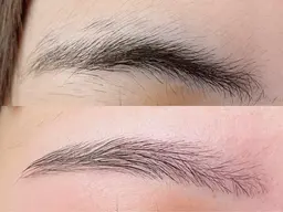 垢抜け眉へ💝美眉スタイリング🌸毛量調整あり✨Waxメイク込み