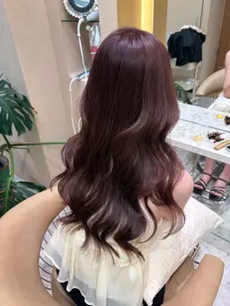 暖色カラー🩷＋トリートメント