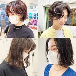 ♡🐶おまかせニュアンスパーマ+カット🫶🏻