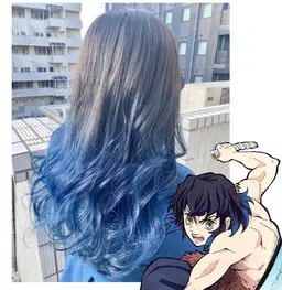 🥣グラデーションブリーチ&全体カラー🎨《ブリーチカラー》