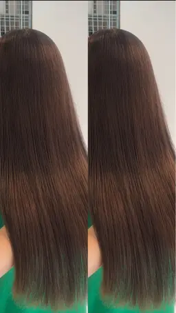 【カラーモデル】ブリーチなし🙅♀️ワンカラー🖤🩶 髪質改善2ステップトリートメント ¥3300 平日20時~