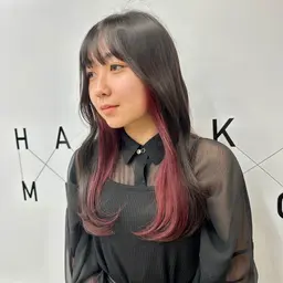 【⭐️ 過去最高のハリツヤと大人気インナーカラー⭐️】インナーブリーチ ＋ カラー＋業界最先端HMトリートメント