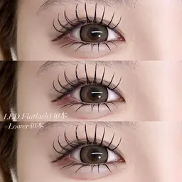 ❌オフ無❌LED✨フラットマットラッシュ140本【Trコーティング付】