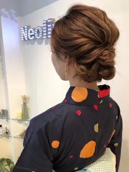 ヘアアレンジ&浴衣着付け♡11:00​〜​16:00