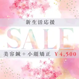 【👑人気No.1👑】美容鍼+小顔矯正+ドライヘッドスパ(60分)