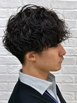 メンズカット+ケアパーマ+補修トリートメント