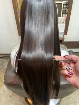 🤍ミニモ限定メニュー🤍カット+美髪ストレート+髪質改善トリートメント🤍