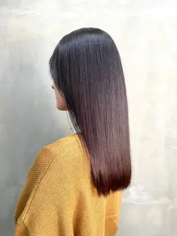 《☁️梅雨前に是非☁️》カット+前髪縮毛矯正+3stepトリートメント