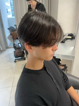 【くせ毛さんに人気】メンズカット+ナチュラルストレート+2stepトリートメント