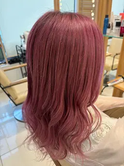 Wカラー🫧🌈(ブリーチ込)