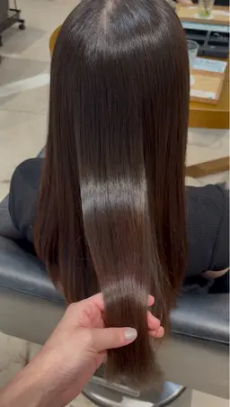 地毛風縮毛矯正+前髪カット