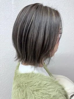 💎こだわりたっぷり💎カット+コントラストハイライト(白髪ぼかし可能)￥13,000【プチコラーゲン🎁プレゼント】