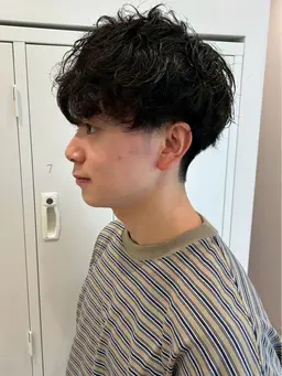 【当日予約OK‼️】メンズカット➕シャドウパーマ🌀