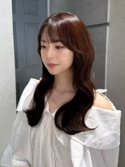 【秋color🤎】 顔周りカット+カラー+マスクトリートメント