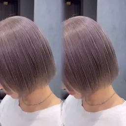 2ブリーチ✨➕透明感カラー🥣➕極上トリートメント🫧(口コミ限定!超音波アイロン付き)