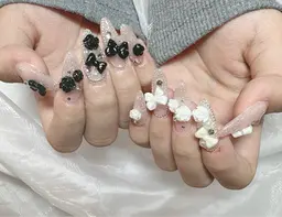 🉐自爪ワンカラー/マグネット/フラシュ+パーツつけ放題