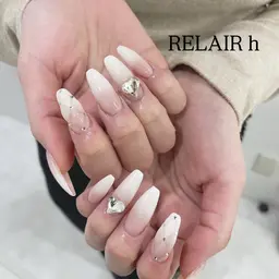 💝バレンタイン限定ネイル 10本長さだし有💝【持ち込みOK／つけ放題】