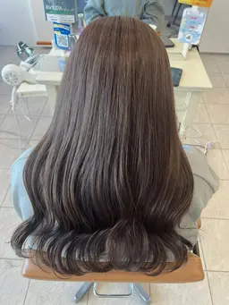 🫧透明感カラー🫧🩵カット➕ブリーチ無しWカラー➕保湿トリートメント🩵