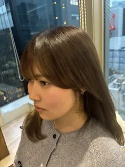 繋がる顔周りカット⭐️