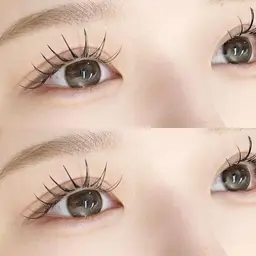 《ナチュ盛れNo.1💐》すっぴんも盛れるマツエク✖️コーティングで束感デザイン80-100本