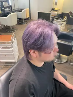 ☁️ダブルカラー（ブリーチ込）➕トリートメント➕コテ巻き☁️