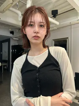 【1/24限定🤍ྀི】似合わせカット+透明感カラー+トリートメント