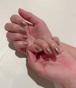 ラメワンカラーネイル　　4000円