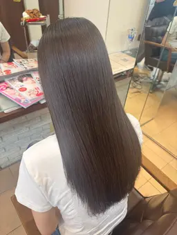 【土日もOK🙆‍♀️】カット＋髪質改善パールプラチナトリートメント