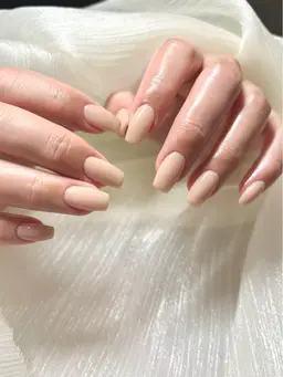 パラジェル使用！ワンカラー🩷しっかり甘皮ケア付き⚠️オフなし