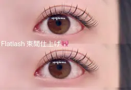 【最軽量毛質】フラットラッシュ80本🧡