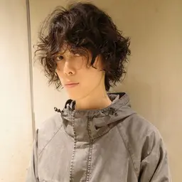 ✨　カット＋パーマ✨(スパイラルパーマ　ツイストパーマ ハードパーマ　メンズ　ウルフカット)