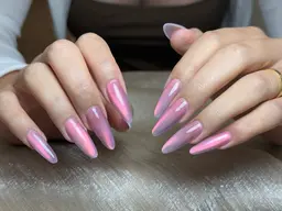 【チップ長さ出し】マグネット・フラッシュネイル (オフ選択)