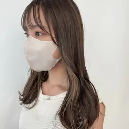 🎀イヤリングカラー🎀  ｹｱﾌﾞﾘｰﾁ+ ｵｰｶﾞﾆｯｸ艶ｶﾗｰ+ milbon 4stepﾄﾘｰﾄﾒﾝﾄ