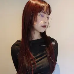 [黒髪卒業式クーポン🎀]ブリーチ無しダブルカラー ワンカラーより透明感を出したい方はこちら🪄