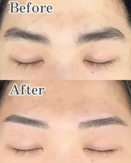 【メンズ】アイブロウWax間引き有り ※仕上げメイク無し