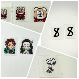 痛ネイル(ロゴ、名前)1枚