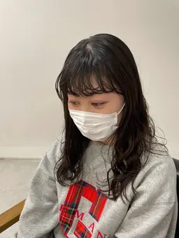 【ふわふわパーマ】カット+デジタルパーマ+トリートメント(ロング料金いただきません🙅‍♀️)