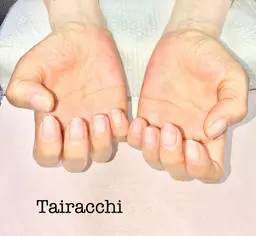 #美爪育成 ✨#爪噛み予防🍀 #クリア ジェル補強⭐️コーティング✨