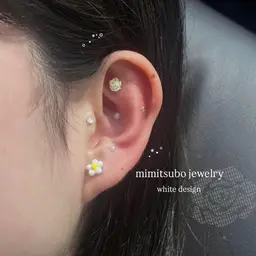 SNSで話題！！耳つぼジュエリー両耳18粒💎🪽‪˖ ࣪⊹（ 片耳9粒 ）⚠在庫に限りがあるため早い者勝ち🥇