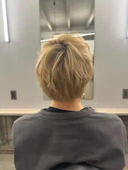 メンズ レイヤーショート（画像よりも少し短いスタイルになります）