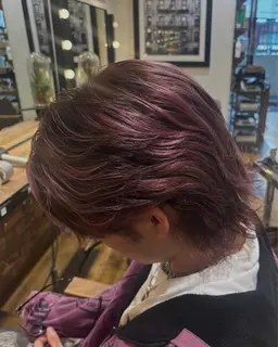 【✴︎透明感カラー✴︎】カット+ブリーチなしワンカラー🩵