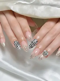 プレミアムコース【オフ有】初回オフ無料✨上品、季節デザイン、ワンホン、韓国、パーツ込み