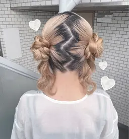 【🫧学割ヘアセット👼🪽】土日祝用メニュー🎀🍓ライブやお出かけに🌷