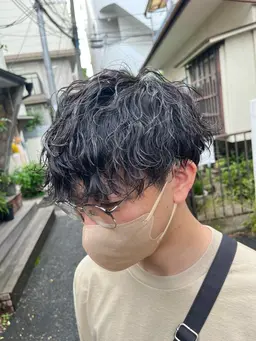 波巻きパーマ＋カット