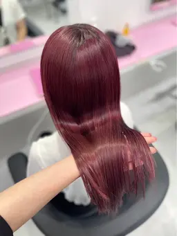 🍒❣️ワンホン♡暖色ツヤツヤヘアにしたい方はコチラ❣️🍒🎖ワンカラー➕髪質改善トリートメント🪽✨