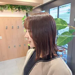 💎艶カラー+毛髪内部ケアトリートメント💎