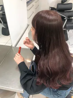 【10〜20代限定メニュー】暖色系one color♥️🍷【シャンプー➕ブロー込】