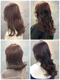 【韓国風】カット＋ヘアカラー＋ハイダメージケア【link】2ステップトリートメント 9900円