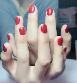 ハンド{厚み出し無料}ワンカラーorラメグラー。ジェルネイルオフ+550円